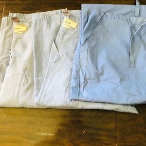 Lot of 3 surgical scrubs all medium blue